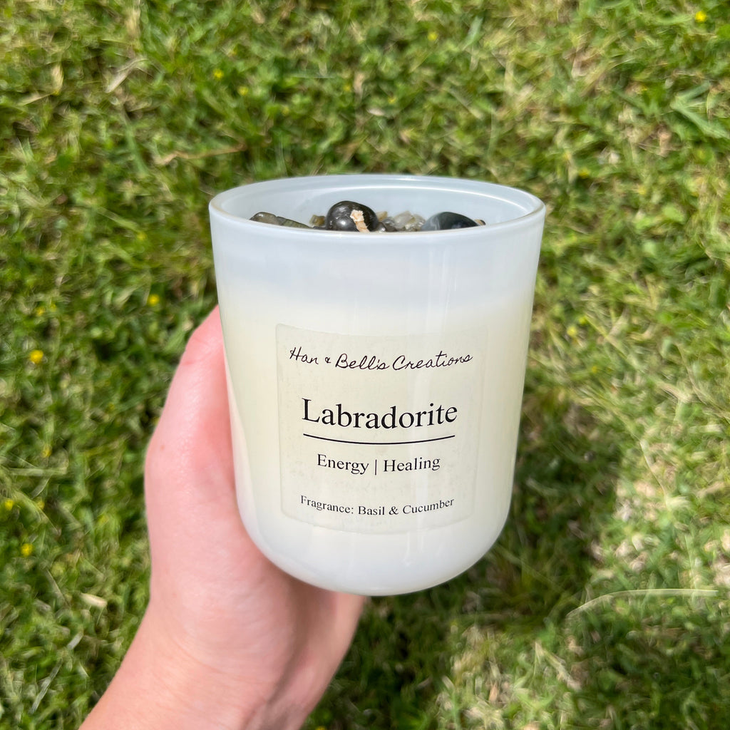 Labradorite Infused Candle