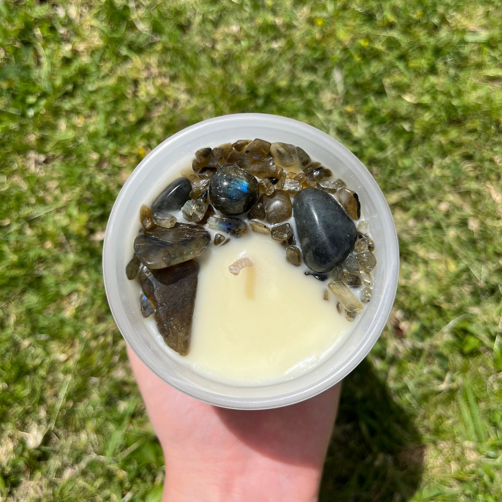 Labradorite Infused Candle