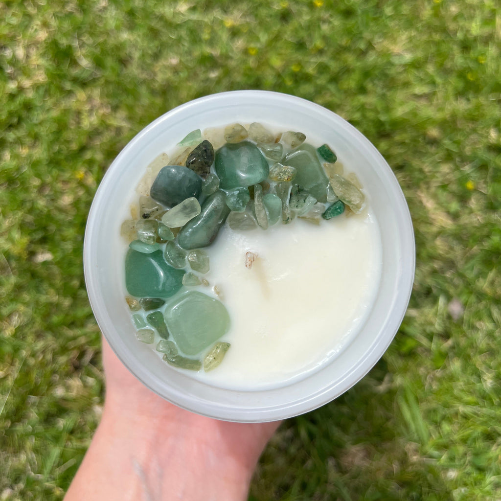 Aventurine Infused Candle