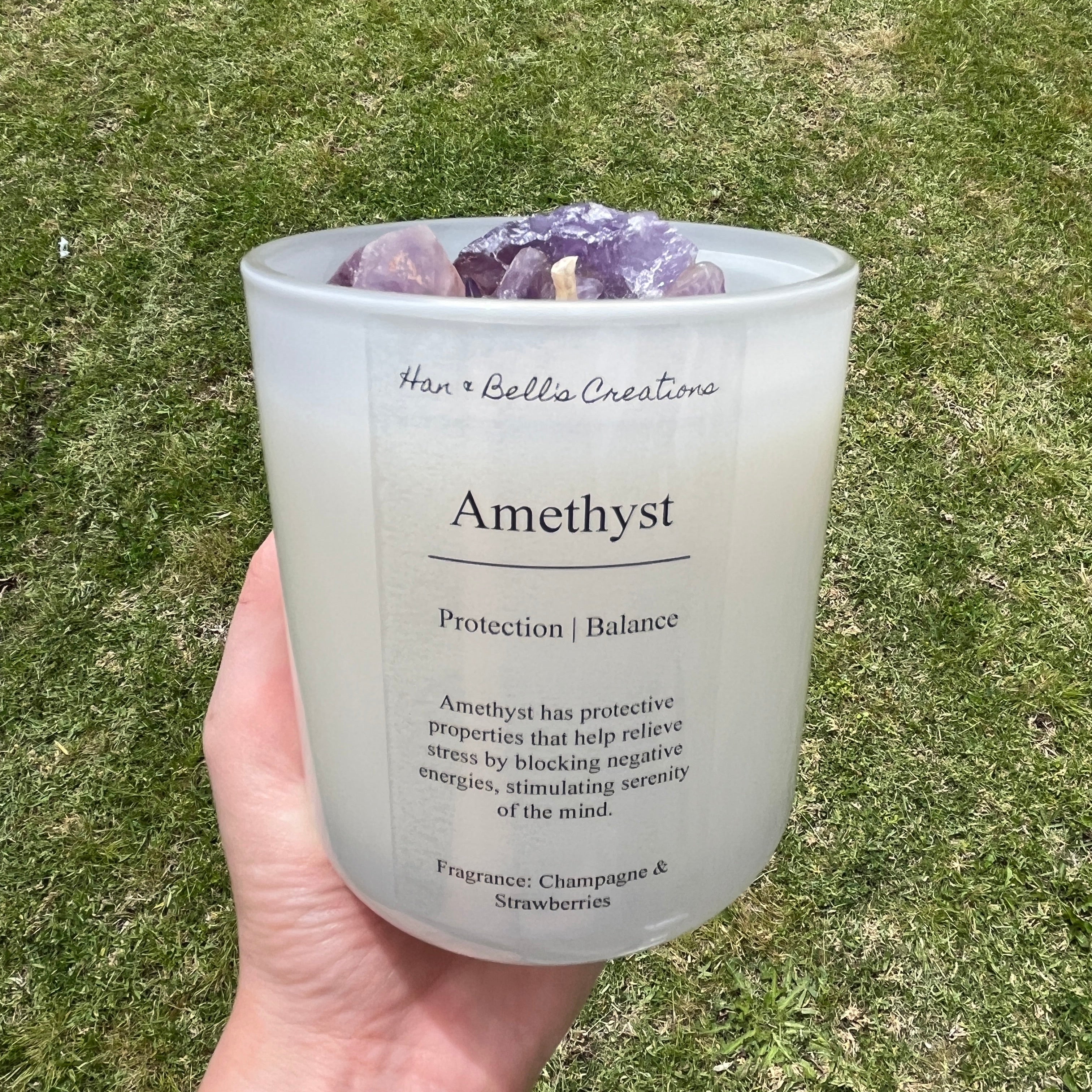 Amethyst Infused Candle