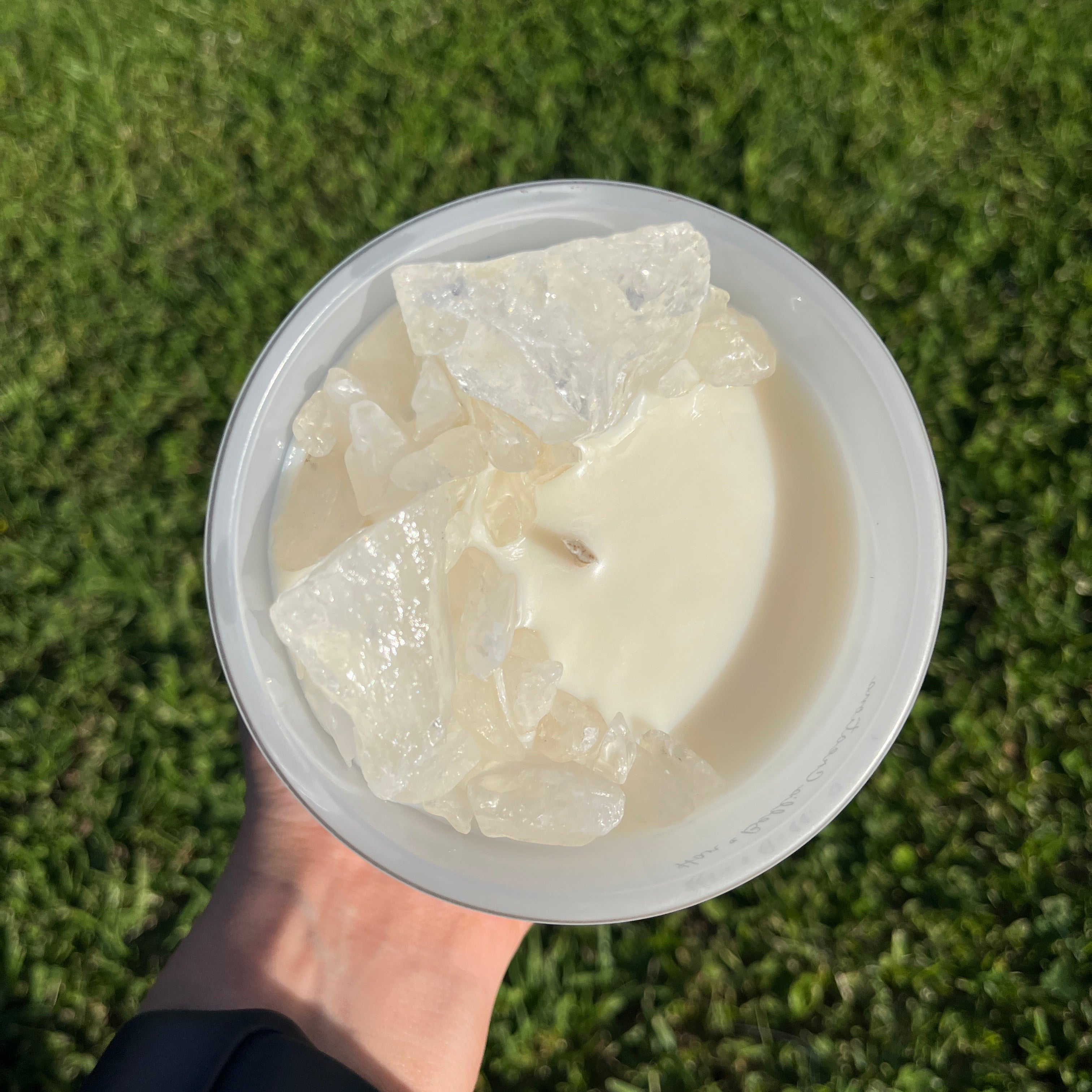 Clear Quartz Infused Candle