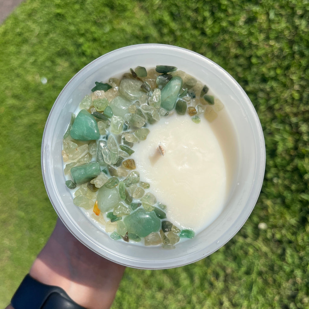 Aventurine Infused Candle