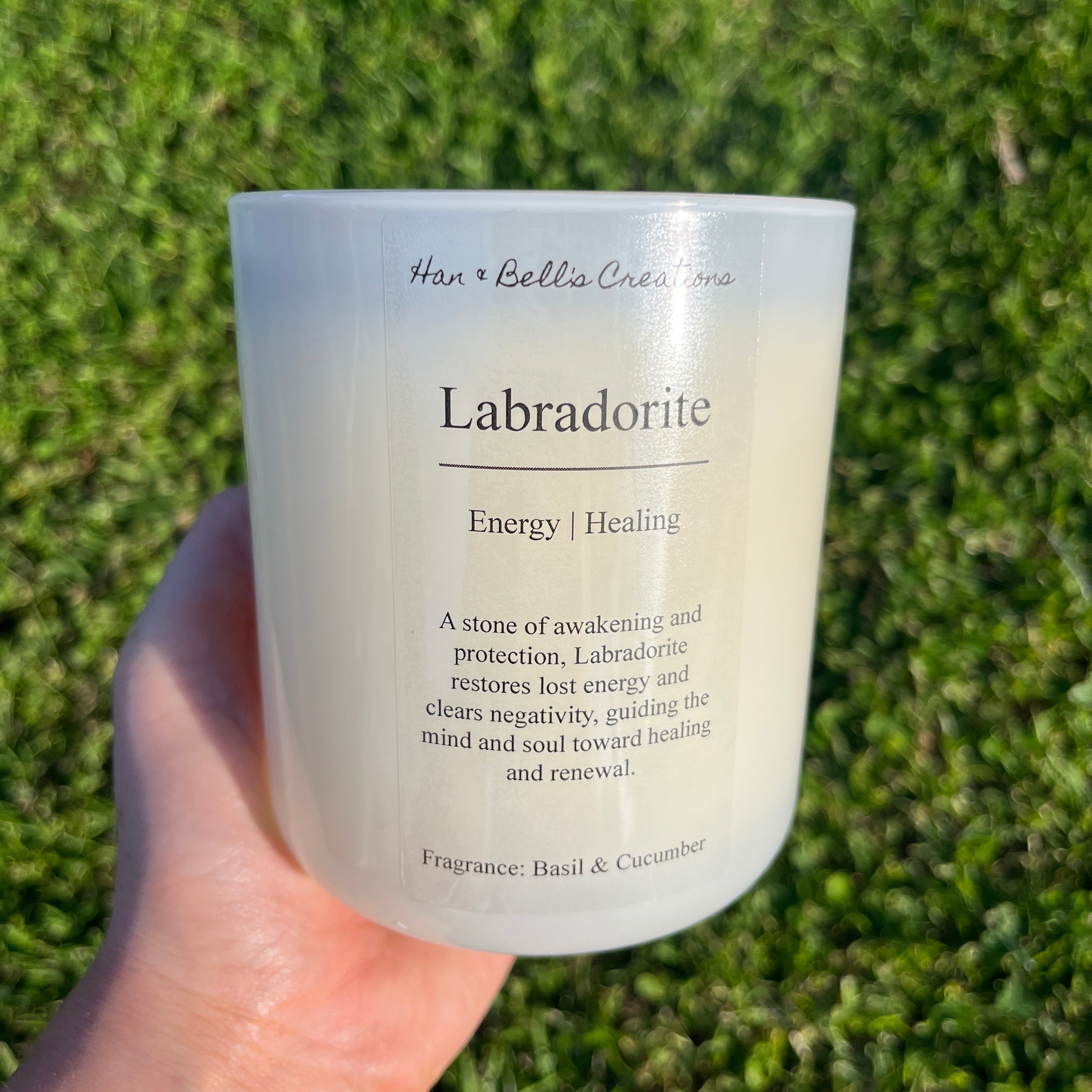 Labradorite Infused Candle